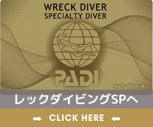 レック(沈船)ダイビングSPへ