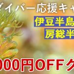 マリンダイビングWEBクーポンの取り扱いについて