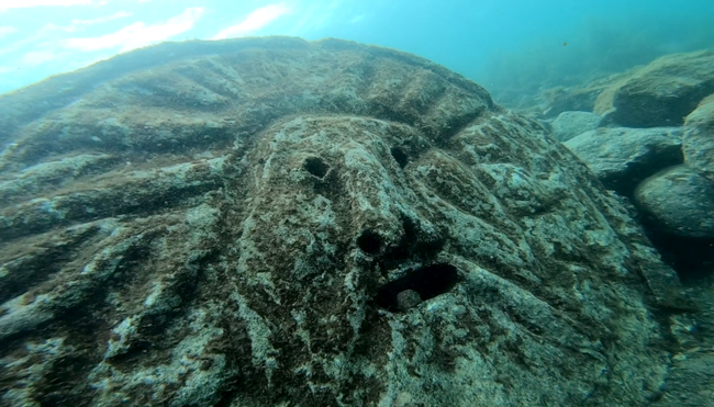 海の中に真実の口！？獅子浜に行ってきました　2024-3-6