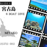 6月27日~30日。沖縄・宮古島6ボート付き3泊4日