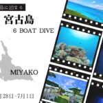 ６月２７日（日）～３泊４日。沖縄・宮古島６ボート付きツアー参加者募集！