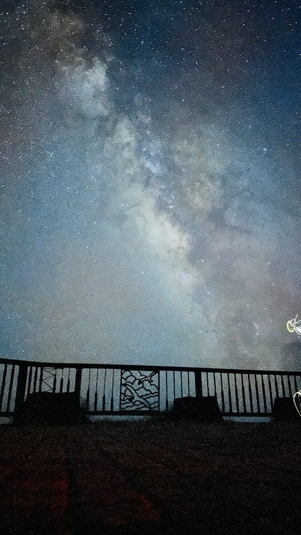 神津島星空ツアー　天の川