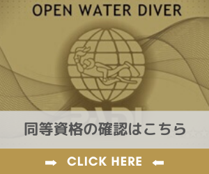 PADIと他団体の同等資格についての確認