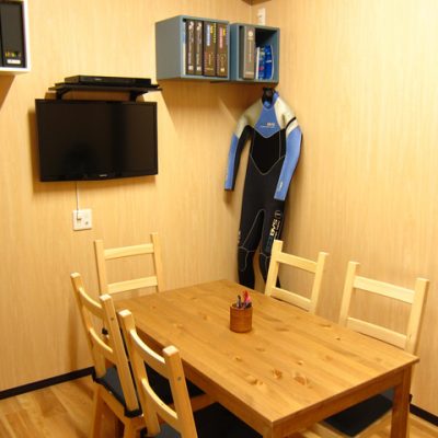 レクチャールーム完備